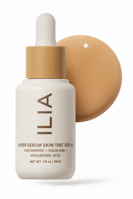 Ilia super serum skin tint — best skin tint for glowing skin.