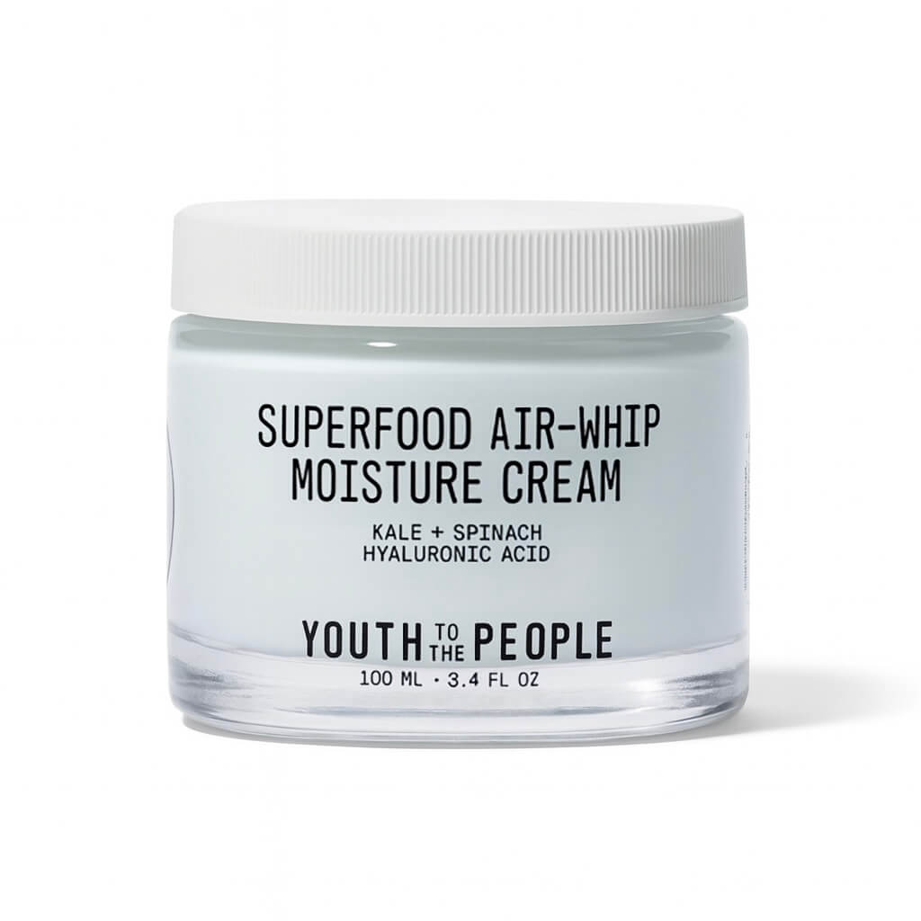 Youth to The People superfood air whip moisturizer — essential product for glowing skin.