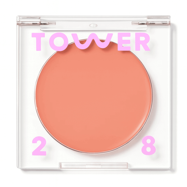 Tower 28 BeachPlease cream blush — best for glowing makeup.