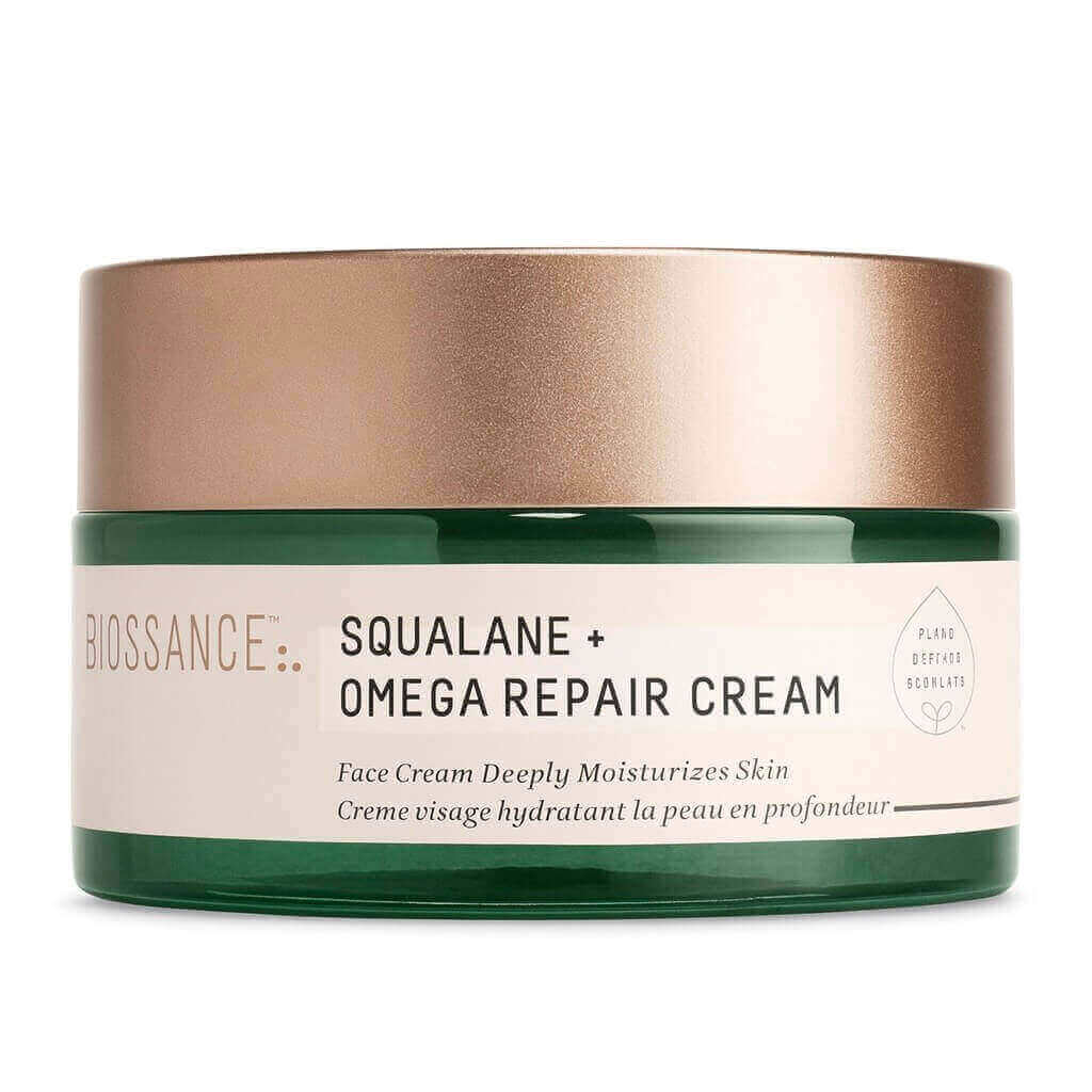 Biossance Squalane+ Omega Repair Cream — best omega-rich cream for cooler weather.