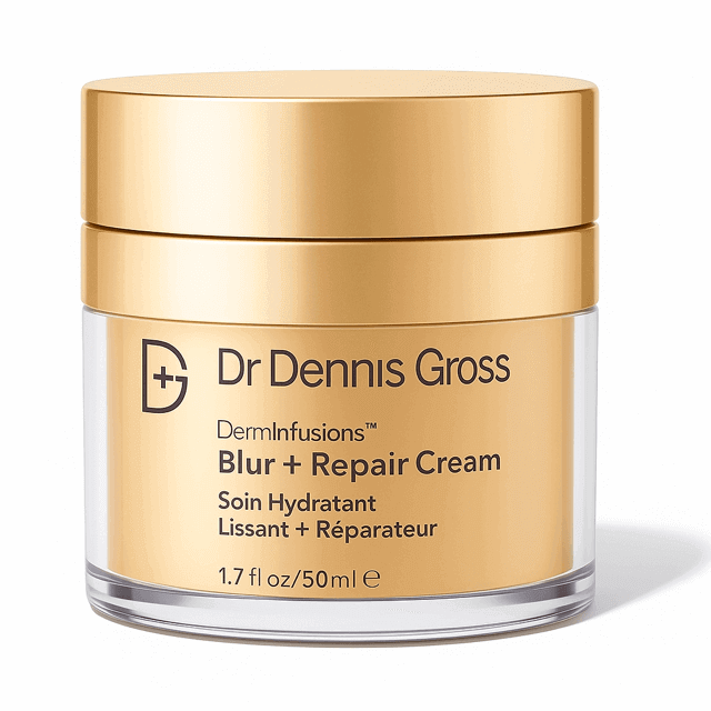 Dr Dennis Gross DermInfusions Blur + Repair Cream — best moisturizer for winter air.