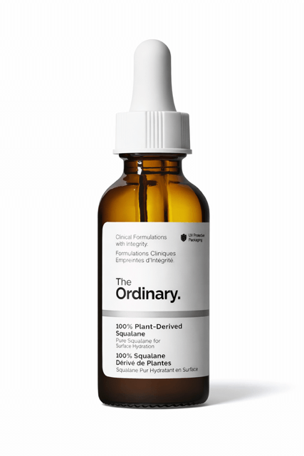 The Ordinary 100% Plant-Derived Squalane Oil — best oil for dry skin.