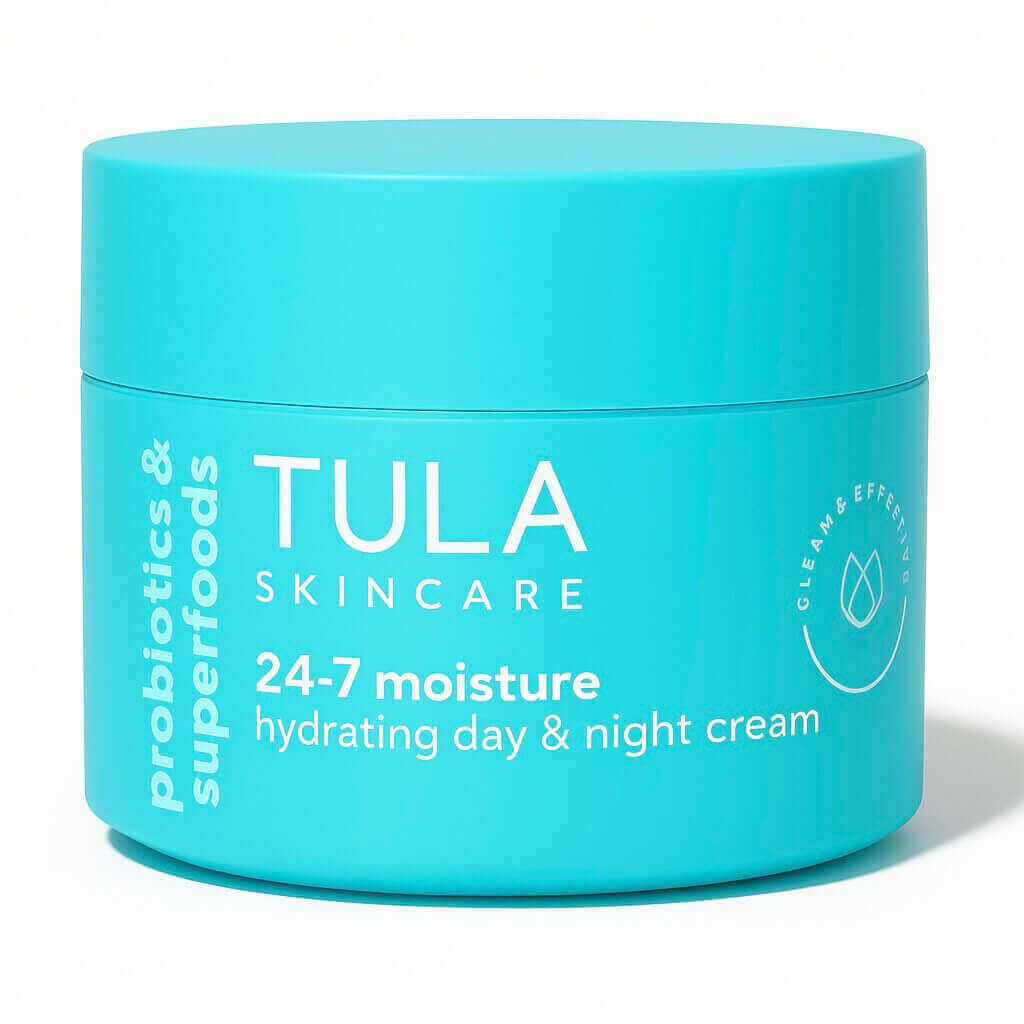 TULA skincare hydrating day & night cream — best moisturizer for dehydrated skin.