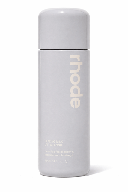 Rhode Glazing Milk Ceramide Facial Essence for barrier support.
