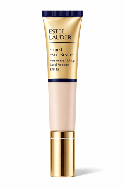 Estee Lauder Futurist Hydra Foundation product tube best for oily skin.