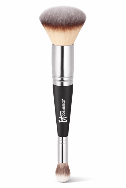 IT Cosmetics Heavenly Luxe Complexion Perfection Brush #7 best for fixing patchy makeup.