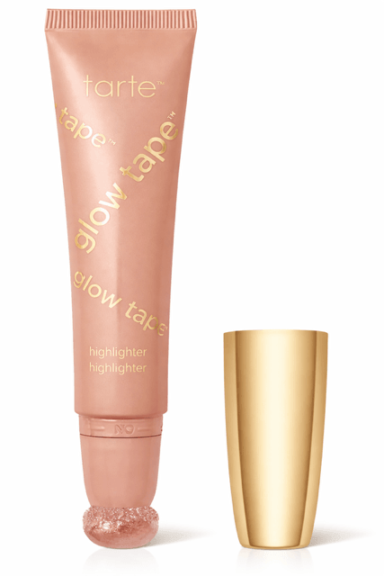 Tarte Glow Tape Highlighter tube on a whilte background.