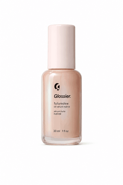 Glossier Futuredew best for hybrid makeup.