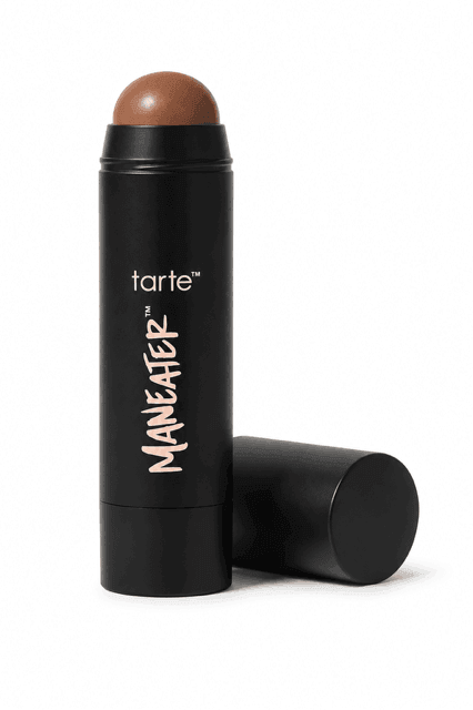 Tarte Maneater Silk Stick Bronzer best for layering over a glowing makeup base.
