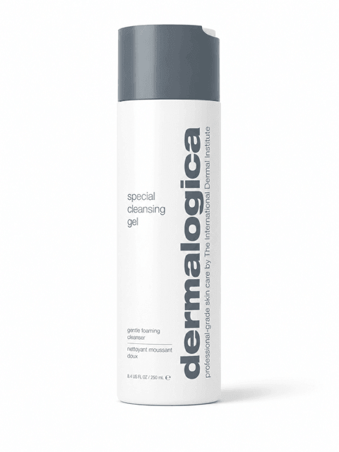 Dermalogica Special Cleansing Gel for morning skincare glow routine.