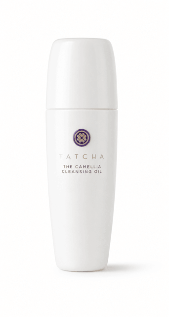 Tatcha Pure One Step Camellia Cleansing Oil best for double cleansing.